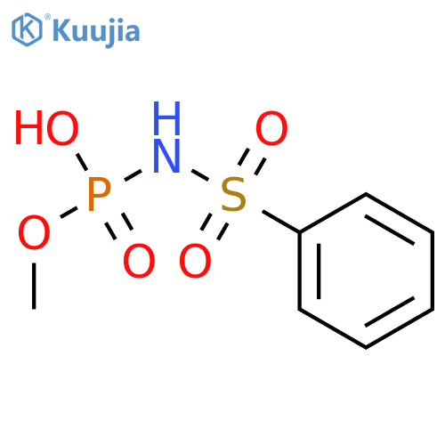 Sodium;n-(benzenesulfonyl)-methoxyphosphonamidic Acid structure