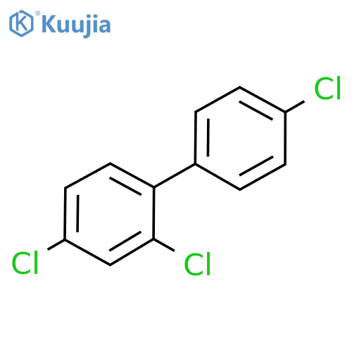 1,1'-Biphenyl, 2,4,4'(or 3,4,4')-trichloro- structure