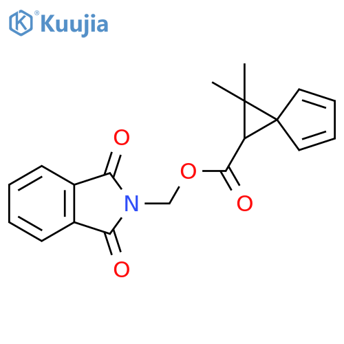 Spiro[2.4]hepta-4,6-diene-1-carboxylic acid, 2,2-dimethyl-,(1,3-dihydro-1,3-dioxo-2H-isoindol-2-yl)methyl ester structure