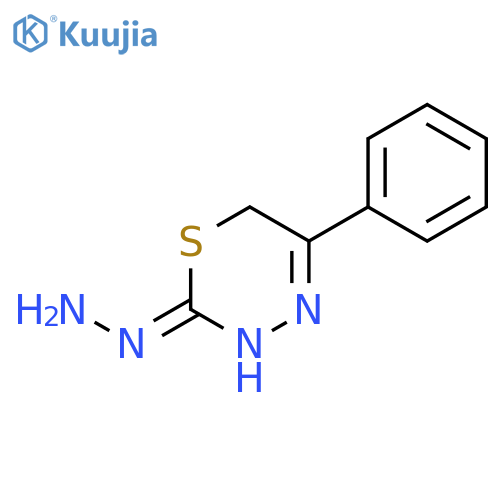2H-1,3,4-Thiadiazin-2-one, 3,6-dihydro-5-phenyl-, hydrazone structure