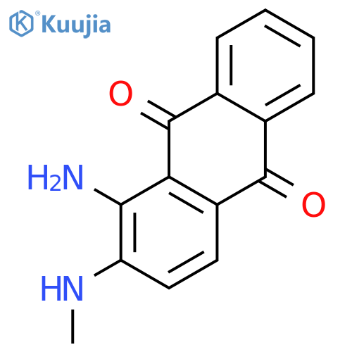 9,10-Anthracenedione, 1-amino-2-(methylamino)- structure
