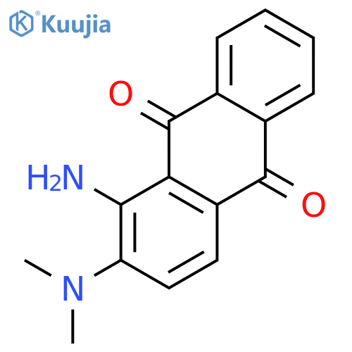 9,10-Anthracenedione, 1-amino-2-(dimethylamino)- structure