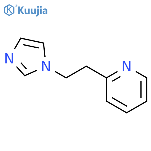 Pyridine, 2-[2-(1H-imidazol-1-yl)ethyl]- structure