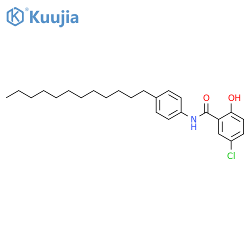 Benzamide, 5-chloro-N-(4-dodecylphenyl)-2-hydroxy- structure