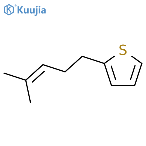 Thiophene, 2-(4-methyl-3-pentenyl)- structure