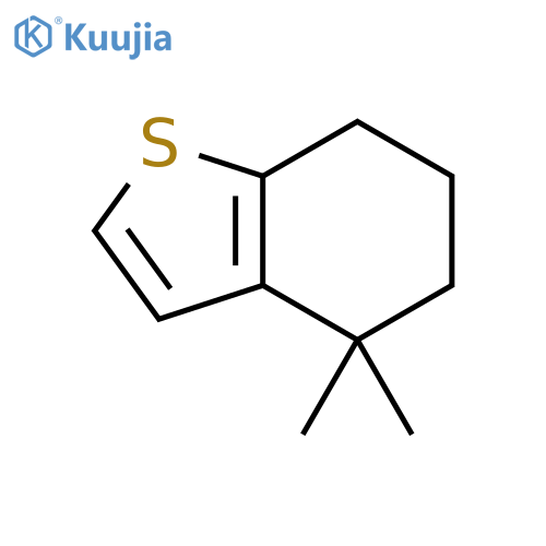 Benzo[b]thiophene, 4,5,6,7-tetrahydro-4,4-dimethyl- structure