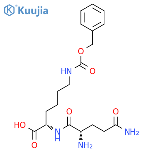 L-Lysine, N2-L-glutaminyl-N6-[(phenylmethoxy)carbonyl]- structure