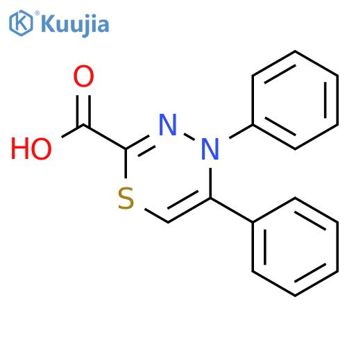4H-1,3,4-Thiadiazine-2-carboxylic acid, 4,5-diphenyl- structure