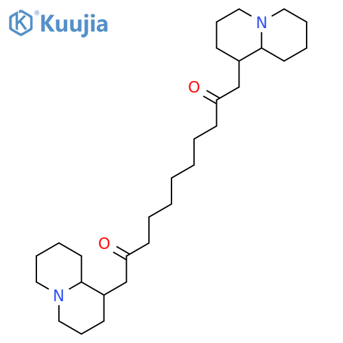 2,10-UNDECANEDIONE, 1,11-BIS(OCTAHYDRO-2H-QUINOLIZIN-1-YL)- structure