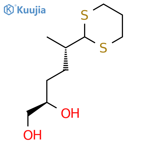 1,2-Hexanediol, 5-(1,3-dithian-2-yl)-, (2R,5S)-rel- structure