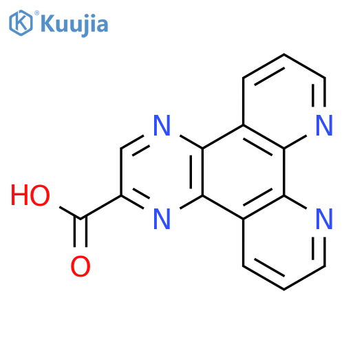 PYRAZINO[2,3-F][1,10]PHENANTHROLINE-2-CARBOXYLIC ACID structure