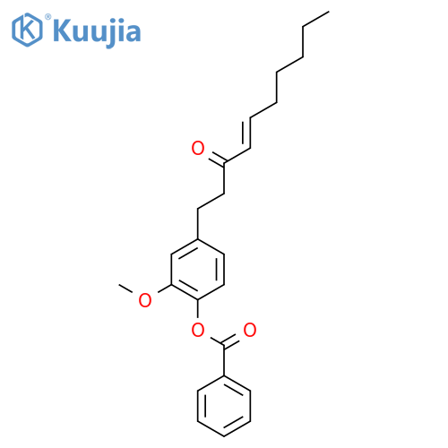 4-Decen-3-one, 1-[4-(benzoyloxy)-3-methoxyphenyl]- structure