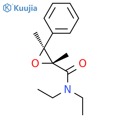 Oxiranecarboxamide, N,N-diethyl-2,3-dimethyl-3-phenyl-, (2R,3S)-rel- structure