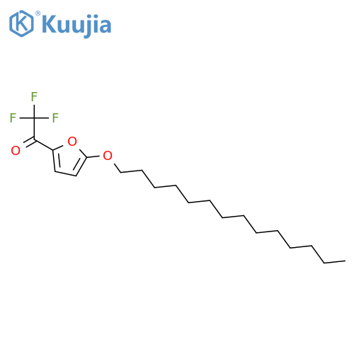 ETHANONE, 2,2,2-TRIFLUORO-1-[5-(TETRADECYLOXY)-2-FURANYL]- structure