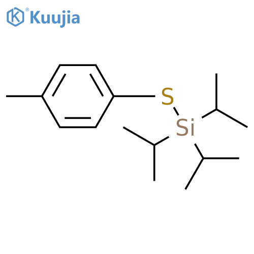 SILANE, TRIS(1-METHYLETHYL)[(4-METHYLPHENYL)THIO]- structure