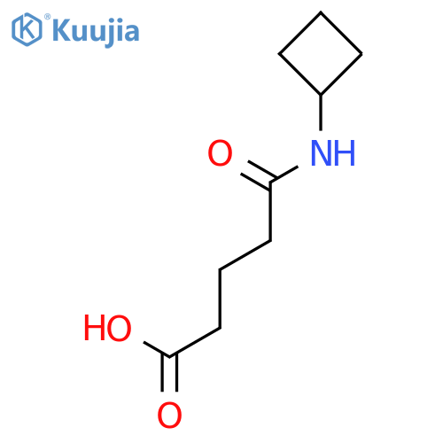 PENTANOIC ACID, 5-(CYCLOBUTYLAMINO)-5-OXO- structure
