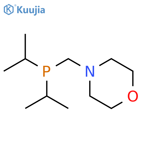 Morpholine, 4-[[bis(1-methylethyl)phosphino]methyl]- structure