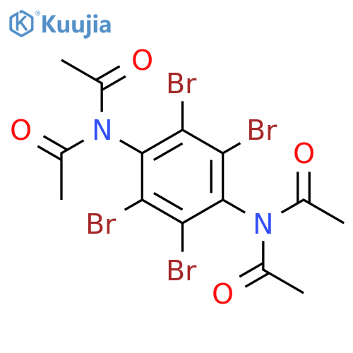 Acetamide, N,N'-(2,3,5,6-tetrabromo-1,4-phenylene)bis[N-acetyl- structure