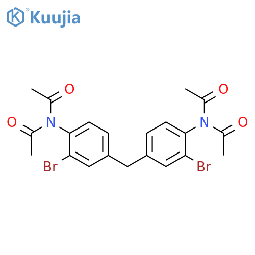 Acetamide, N,N'-[methylenebis(2-bromo-4,1-phenylene)]bis[N-acetyl- structure