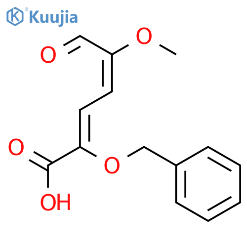 2,4-Hexadienoic acid, 5-methoxy-6-oxo-2-(phenylmethoxy)-, (E,Z)- structure