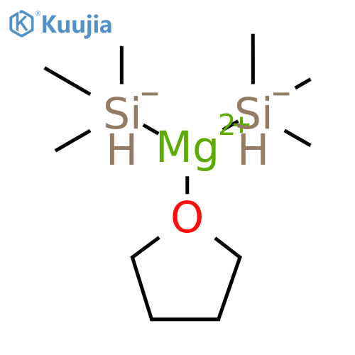 Magnesium, (tetrahydrofuran)bis(trimethylsilyl)- structure
