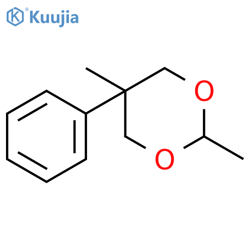 2,5-dimethyl-5-phenyl-1,3-dioxane structure