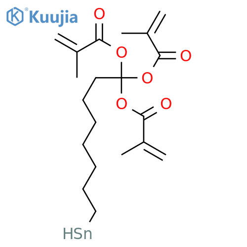 Stannane, tris[(2-methyl-1-oxo-2-propenyl)oxy]octyl- structure