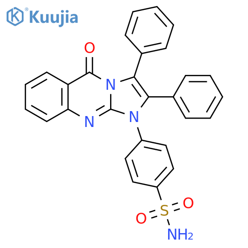 Benzenesulfonamide,4-(5-oxo-2,3-diphenylimidazo[2,1-b]quinazolin-1(5H)-yl)- structure