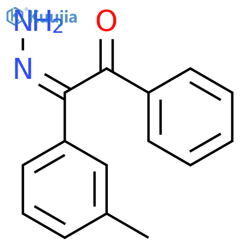 Ethanedione, (3-methylphenyl)phenyl-, 2-hydrazone structure