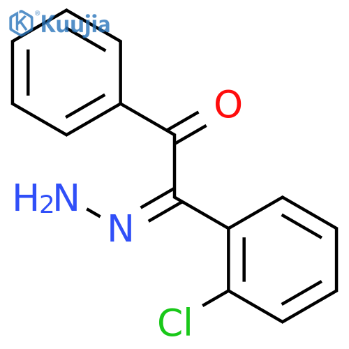Ethanedione, (2-chlorophenyl)phenyl-, 2-hydrazone structure