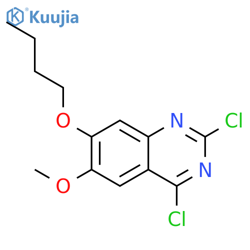 Quinazoline, 7-butoxy-2,4-dichloro-6-methoxy- structure