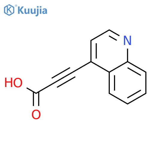 2-Propynoic acid, 3-(4-quinolinyl)- structure
