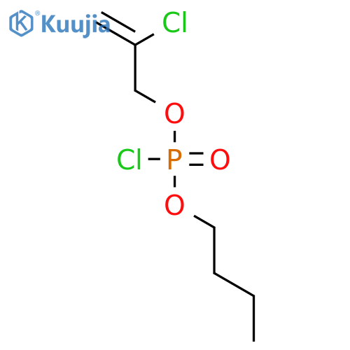 PHOSPHOROCHLORIDIC ACID, BUTYL 2-CHLORO-2-PROPENYL ESTER structure