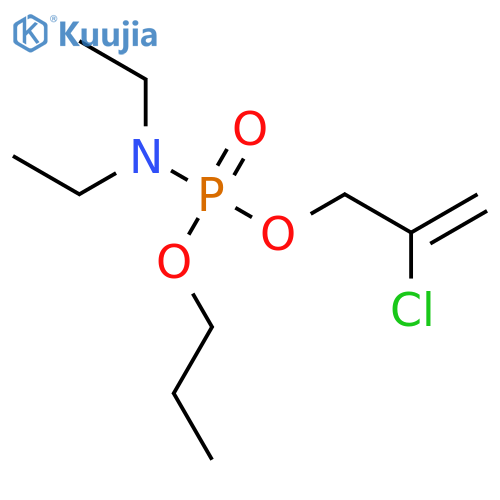 Phosphoramidic acid,diethyl-, 2-chloro-2-propenyl propyl ester (9CI) structure