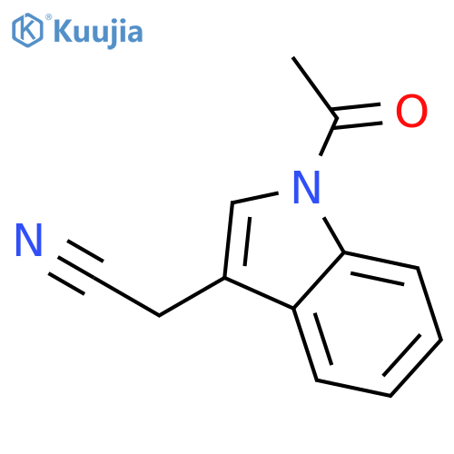 1-acetyl-1H-Indole-3-acetonitrile structure