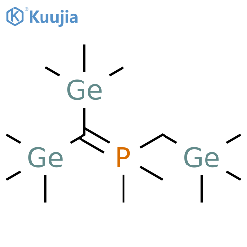 Phosphorane,[bis(trimethylgermyl)methylene]dimethyl[(trimethylgermyl)methyl]- structure