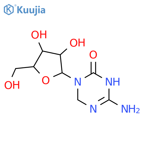1,3,5-Triazin-2(1H)-one,4-amino-3,6-dihydro-1-b-D-ribofuranosyl- structure