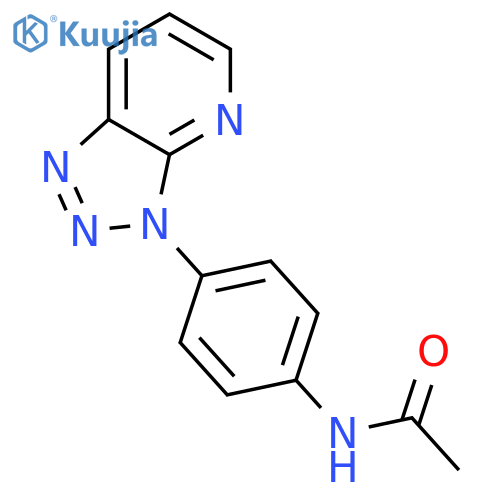 Acetamide, N-[4-(3H-1,2,3-triazolo[4,5-b]pyridin-3-yl)phenyl]- structure