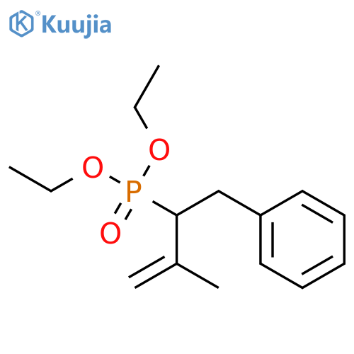 Phosphonic acid, [2-methyl-1-(phenylmethyl)-2-propenyl]-, diethyl ester structure