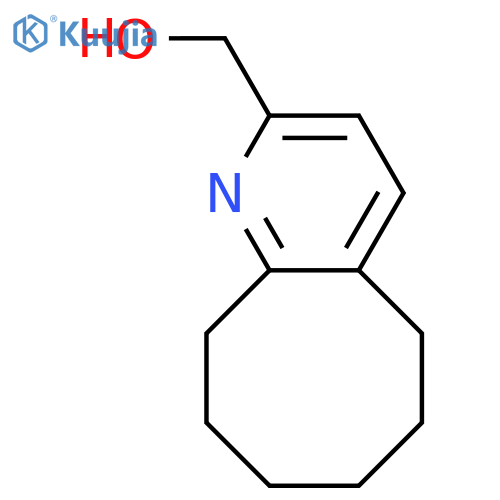 Cycloocta[b]pyridine-2-methanol, 5,6,7,8,9,10-hexahydro- structure