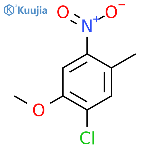 1-Chloro-2-methoxy-5-methyl-4-nitrobenzene structure