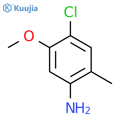 Benzenamine, 4-chloro-5-methoxy-2-methyl- structure