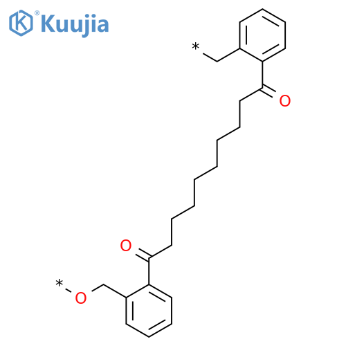 POLY[OXYMETHYLENEPHENYLENE(1,10-DIOXO-1,10-DECANEDIYL)PHENYLENEMETHYLENE] structure