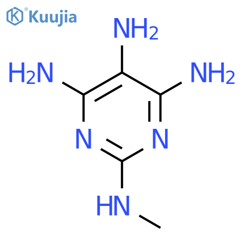 Pyrimidinetetramine, N2-methyl- (9CI) structure