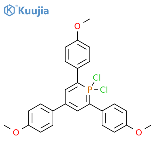 Phosphorin, 1,1-dichloro-1,1-dihydro-2,4,6-tris(4-methoxyphenyl)- (9CI) structure