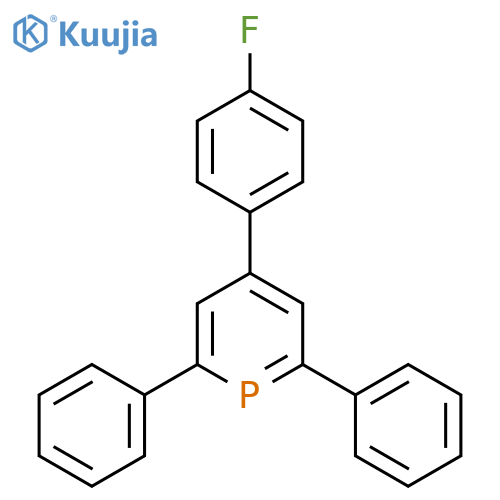 Phosphorin, 4-(4-fluorophenyl)-2,6-diphenyl- structure