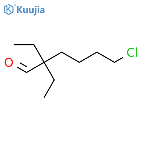 Hexanal, 6-chloro-2,2-diethyl- structure