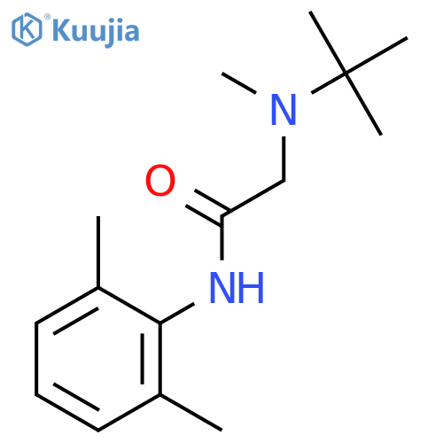 Acetamide, 2-[(1,1-dimethylethyl)methylamino]-N-(2,6-dimethylphenyl)- structure