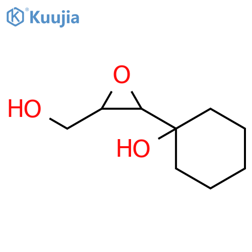 Oxiranemethanol, 3-(1-hydroxycyclohexyl)-, cis- structure