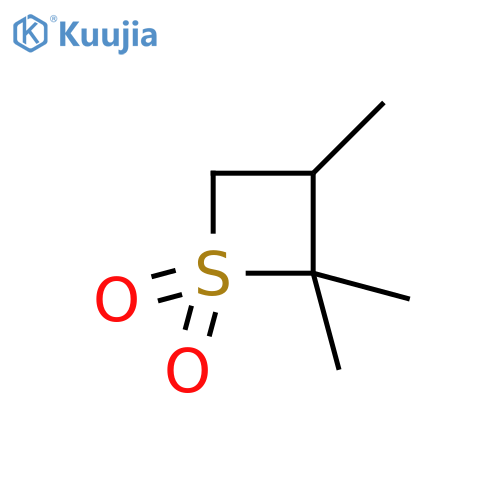 Thietane, 2,2,3-trimethyl-, 1,1-dioxide structure